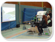 Einsatz bei der "Aktion Junge Fahrer" in der Berufsschule in Lünen